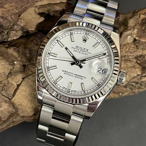 31mm pre owned lady datejust rolex|Rolex Datejust 31mm diamond bezel.